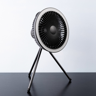 LED Light Portable Camping Fan Ceiling Tent Fan 7800mAh Rechargeable