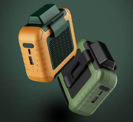 HEBRONFAN Portable Waist Fan 256g 3 Speed Wearable Outdoor Work